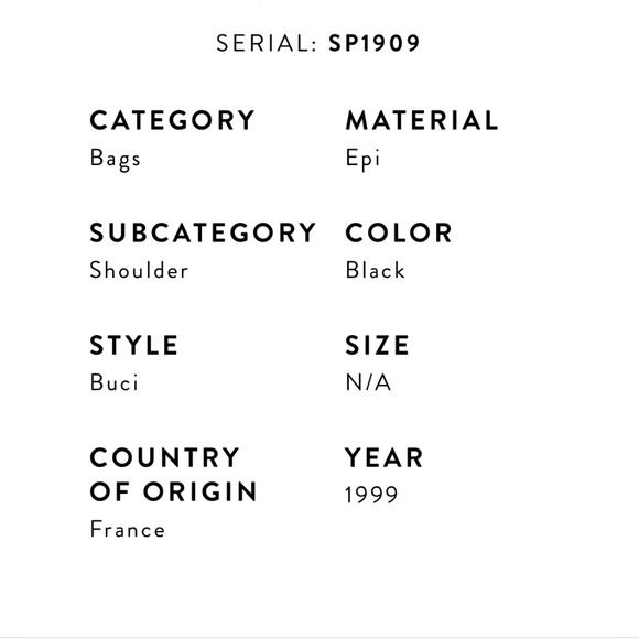 1999 Pre-Owned LV Black EPI Leather Buci Shoulder Bag - Picture 11 of 11